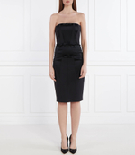 Сатиновое платье Elisabetta Franchi - черный(AB62742E2)