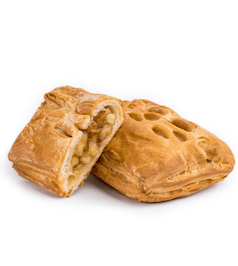 Слойка с яблоком, 90 гр, 50 шт/кор
