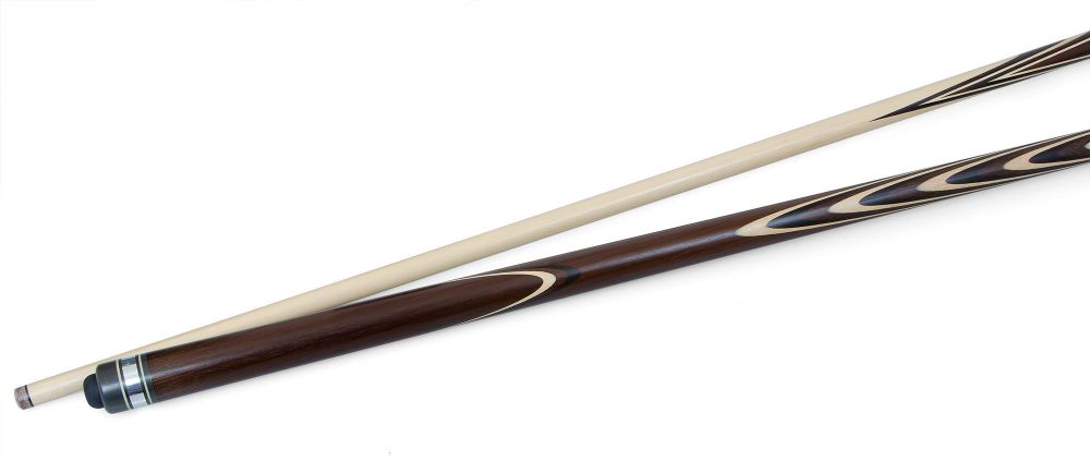 Кий для русского бильярда 2-pc "Классика" (термограб) 19 запилов с перепилом