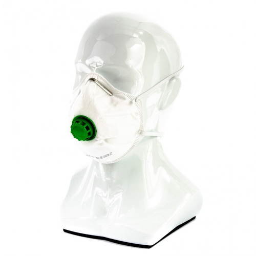 Полумаска фильтрующая формованная, модель "ИСТОК", с клапаном выдоха, FFP2 NR  Россия, 892597