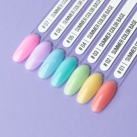 Камуфлирующая База MIO NAILS COLOR "SUMMER" № 02, 15мл.