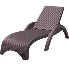 Шезлонг Fiji коричневый