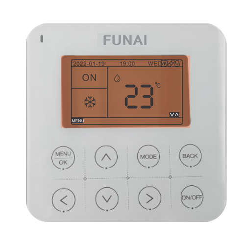 Классическая сплит-система напольно-потолочного типа FUNAI серии DRAGON LAC-DR55HP.F01/S/LAC-DR55HP.01/U