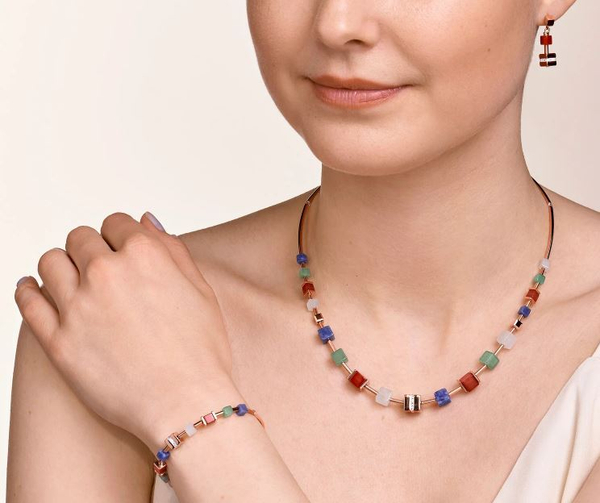 Браслет Rose Gold Multicolor Coeur de Lion 5058/30-1561