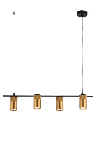 4871MDM/4 BK+BRO (1) Люстра NW