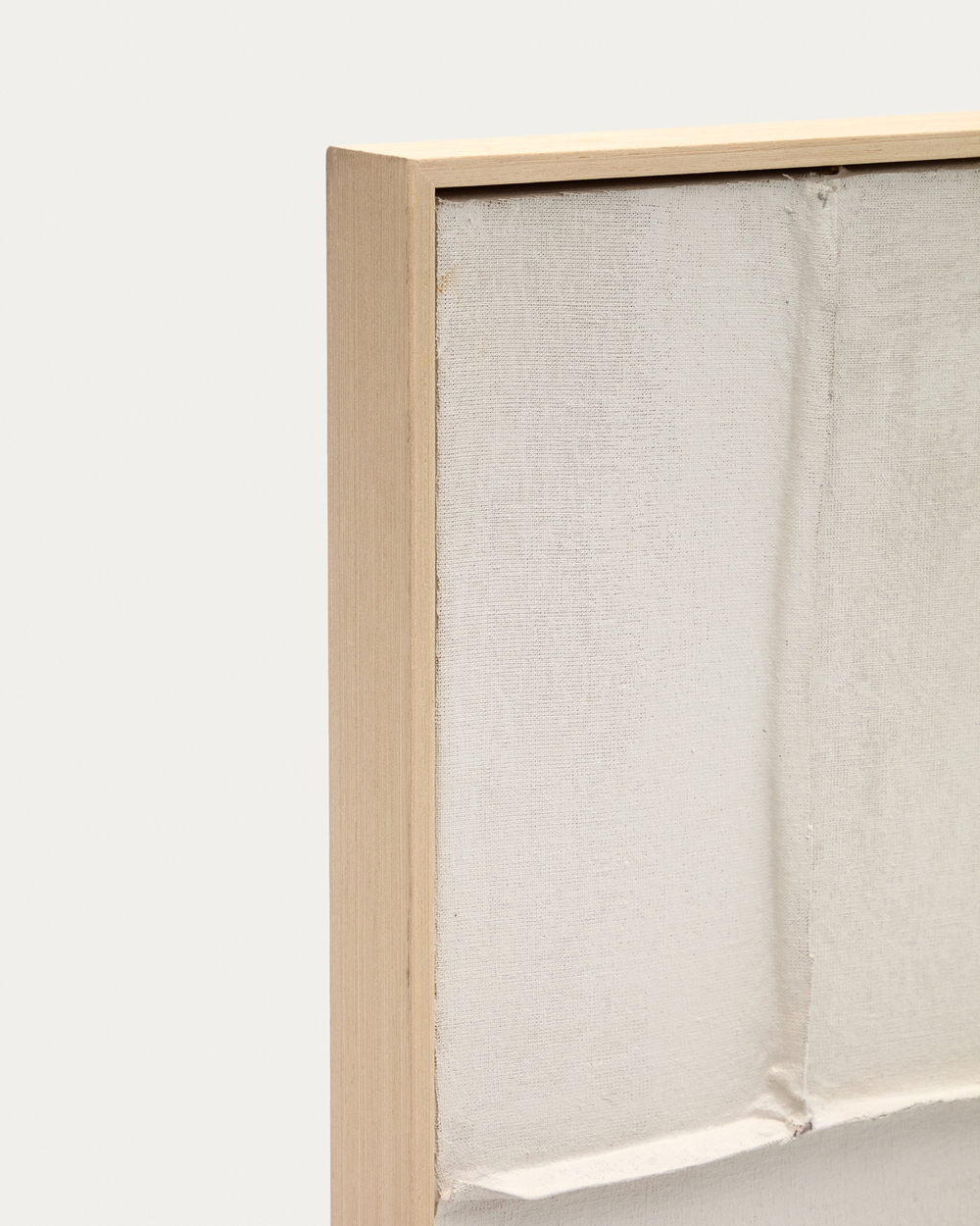 Klis Картина из белого льна с геометрическими фигурами, 120 х 200