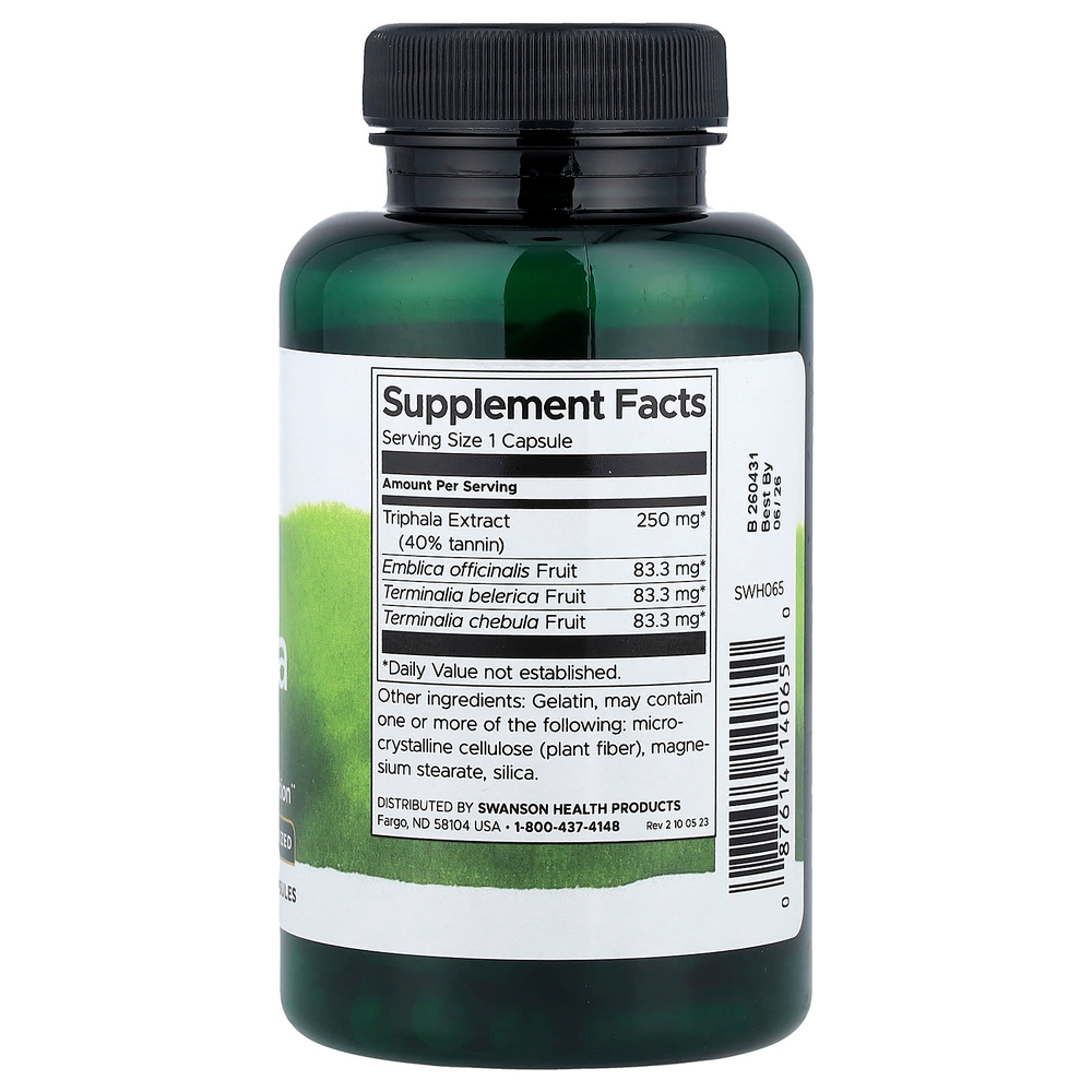 Swanson Vitamins, трифала, 120 капсул