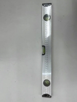 Уровень строительный алюминиевый Lamboss, 3 глазка, 50см