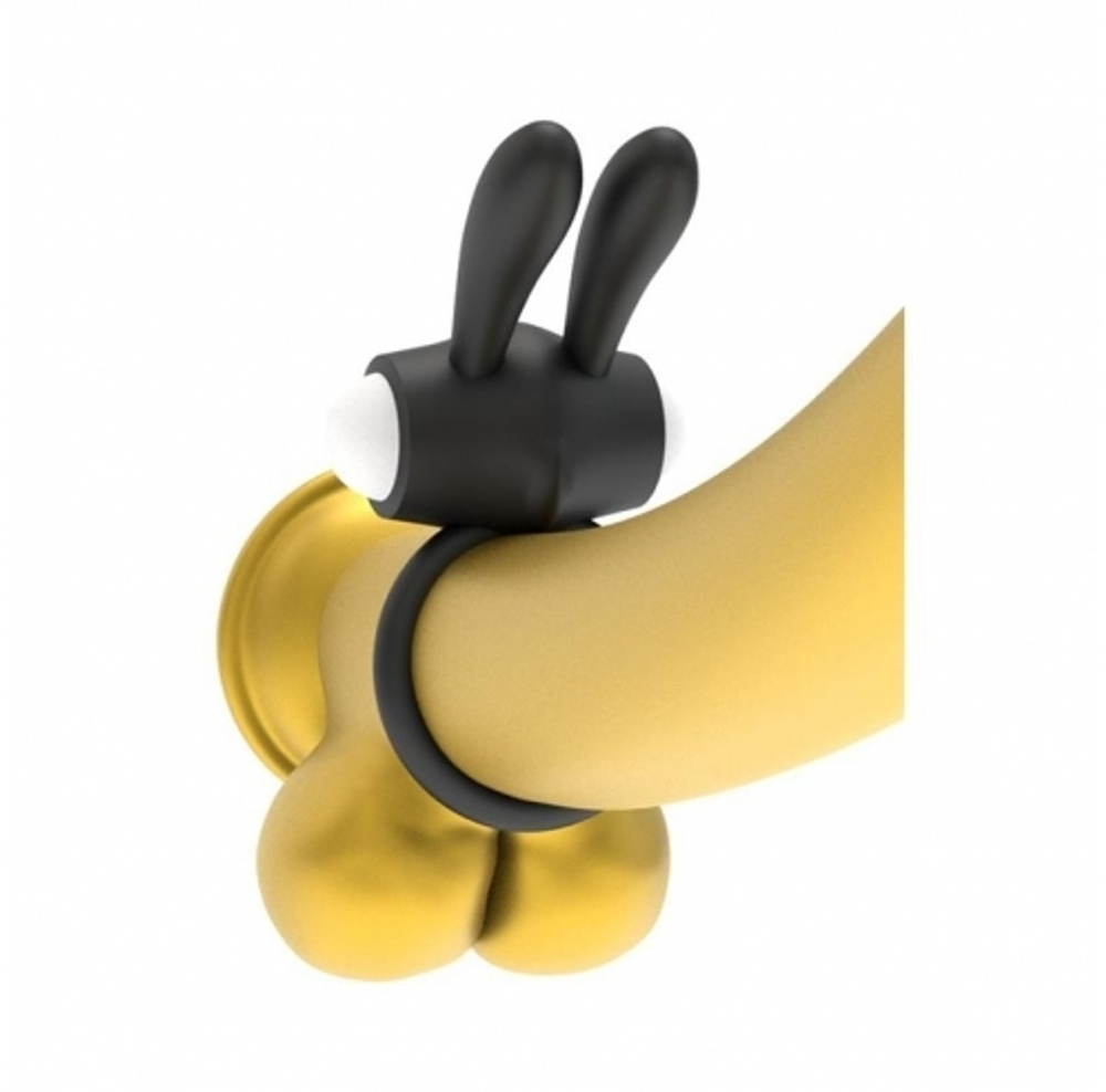 Виброкольцо Кролик Power Clit Silicone Cockring