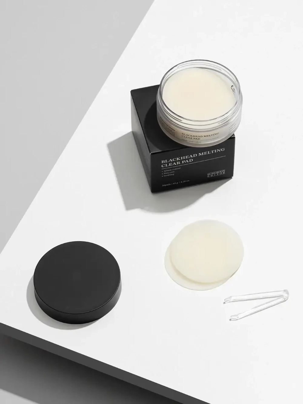 Sungboon Editor Пэды с экстрактом шалфея для очищения пор и удаления чёрных точек Blackhead Melting Clear Pad 30 шт