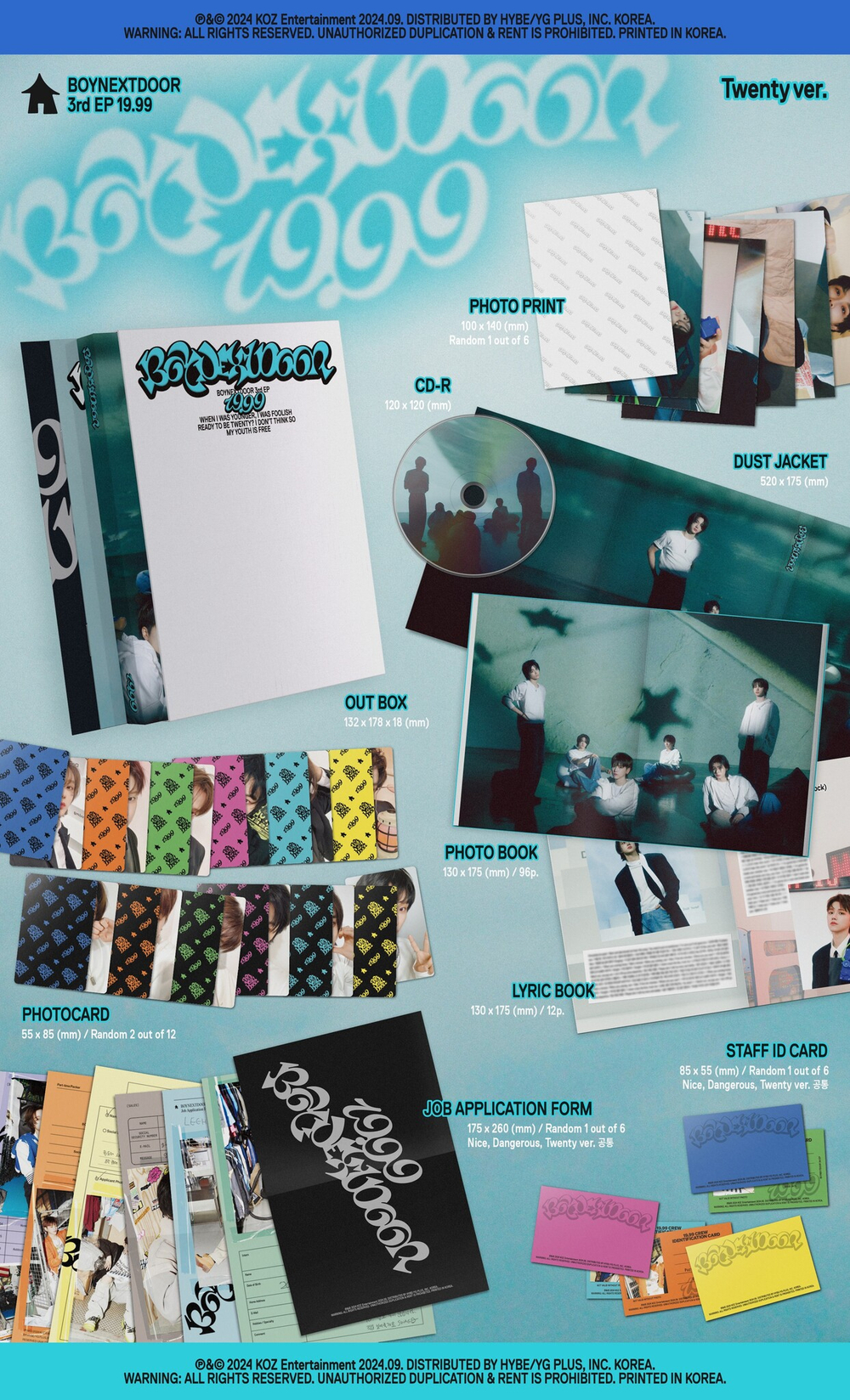 Альбом BOYNEXTDOOR - 19.99