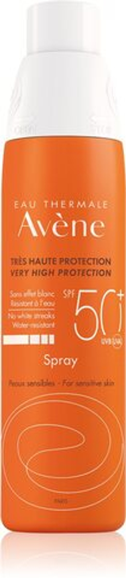 Avene Sun Sensitive - солнцезащитный спрей SPF 50+ /   200  ml  / GTIN 3282770100617
