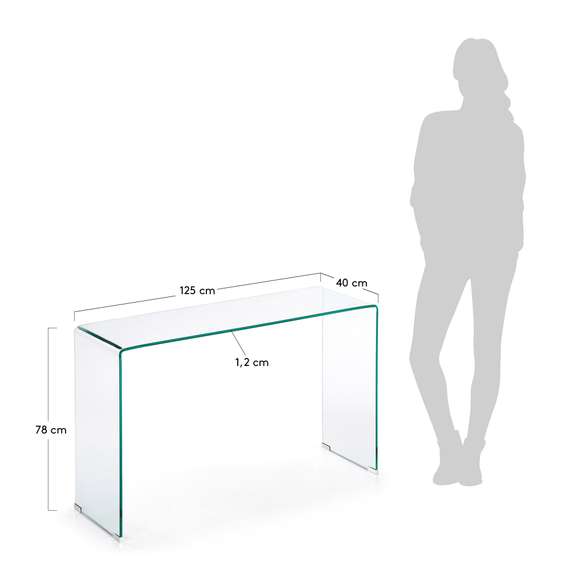 Консольный стол Glass 125x40 см