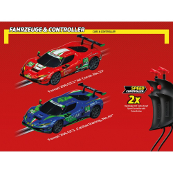 Carrera GO!!! - Автотрек 8,6 м Ferrari Power Racing + 2 машинки 62575 / артикул   62575  / GTIN 4007486625754