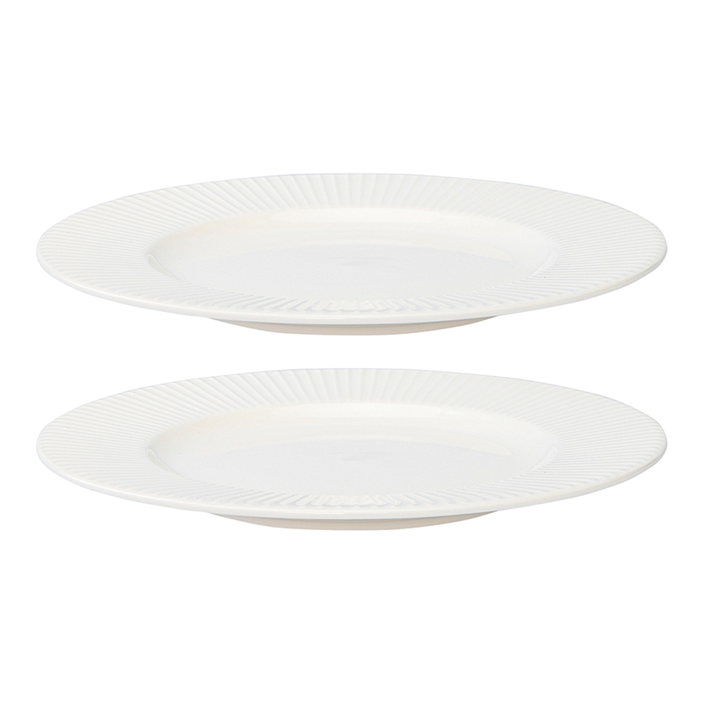 Набор тарелок soft ripples, dual glazing, D21 см, 2 шт.