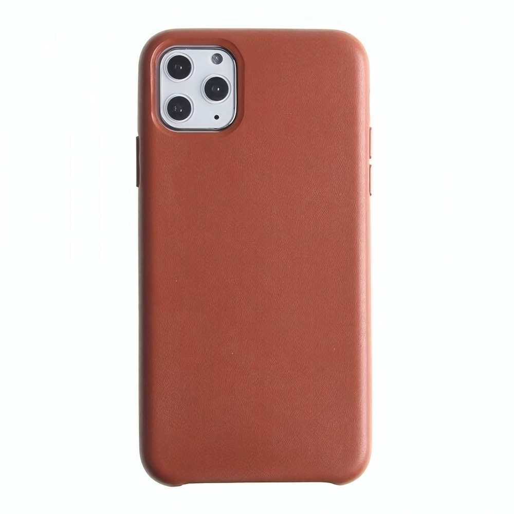 Кожаный чехол для iPhone 11 Pro Max, 012237 Серый