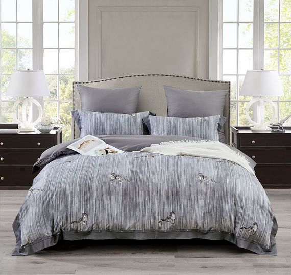 Постельное белье Asabella 2362 фланель, тенсел с хлопком