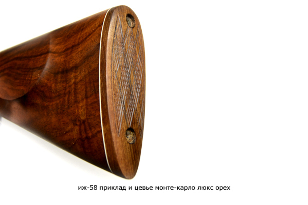 Приклад и цевье на ИЖ-58 Монте-Карло люкс, 12,16 калибр, орех