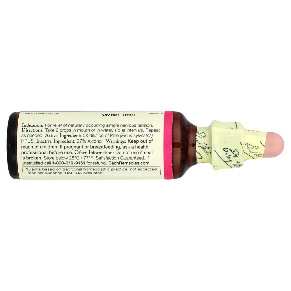 Bach, Original Flower Remedies, сосна, 20 мл (0,7 жидк. унции)