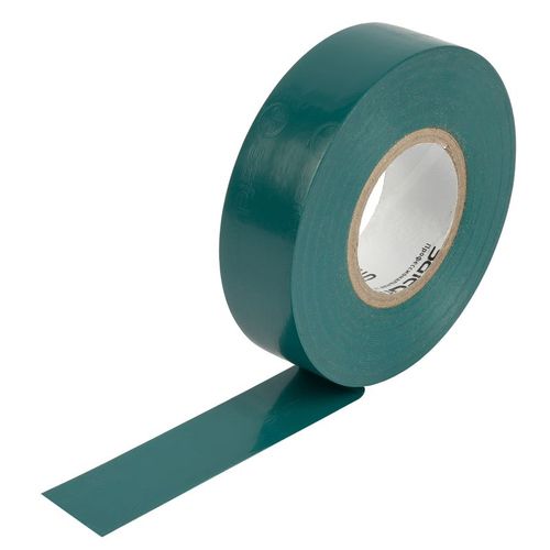 Изолента зеленая 19 мм 20 м Safeline