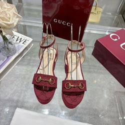 Gucci Horsebit Flatform Sandal