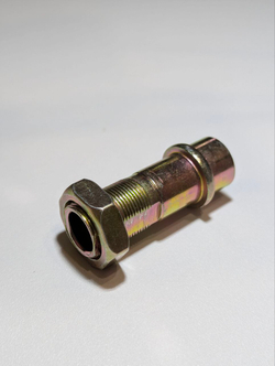 Втулка заднего колеса для мопеда Альфа 55 мм с гайкой комплект для замены, прочная резьба, ремонт и тюнинг мопеда