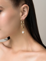 Серьги Kongo "Dolphin Star" Gold