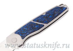 Нож TRILOBIT Blue CF FLIPPER Лопатин Игорьфотография - 3