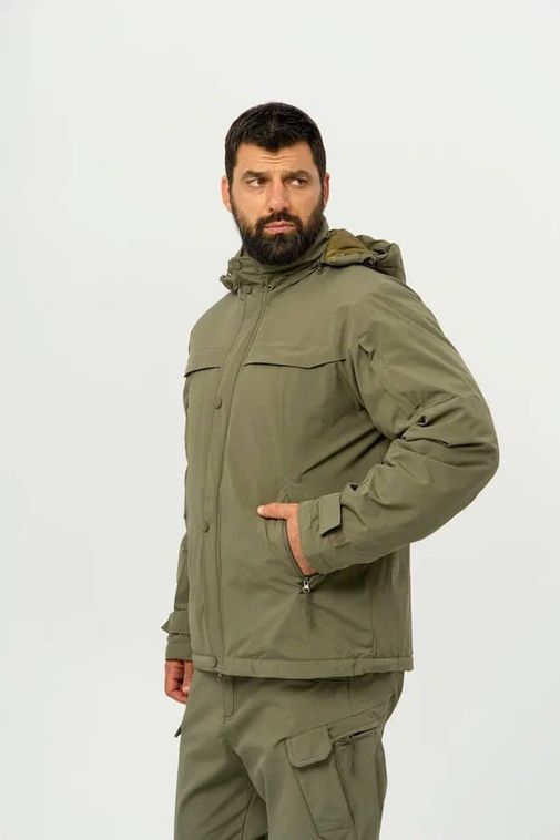 Тактическая зимняя куртка олива