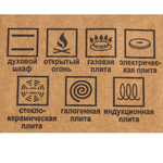Кастрюля чугун, 3 л, с крыш, крышка чугун, Гардарика, 1403-3, индукц