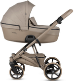 Детская коляска Tutis Viva 6 Plus Essential 4 в 1 с автокреслом Elo Lux EduSky Black и базой 1612068 Warm Grey