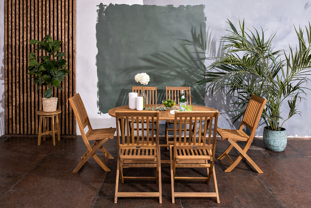 Обеденная группа из акации OXFORD M