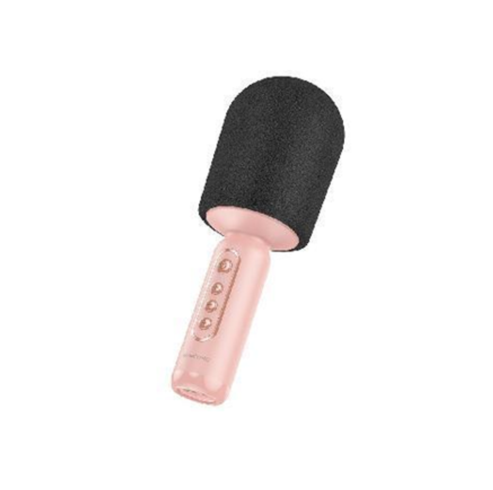 Беспроводной караоке микрофон BOROFONE BFK3 Fun (розовый)