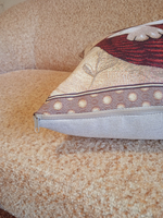 Декоративный гобеленовый чехол для интерьерной подушки Малышка Бигль 47х47