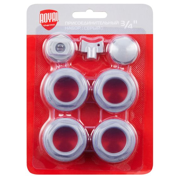 Набор присоединительный Royal Thermo 3/4&#39;&#39; silver — (1)