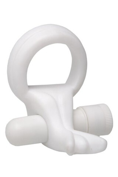 Белое виброкольцо Lily