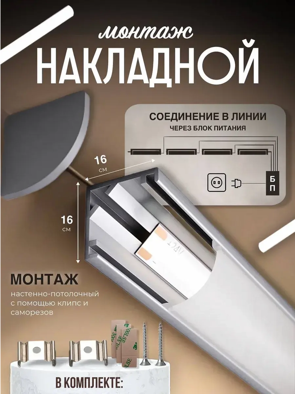 Подсветка для кухни светильник светодиодный