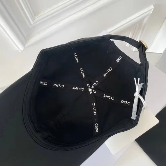 Бейсболка CELINE из хлопка, черный