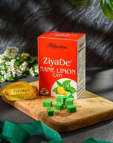 Чай прессованный "Hekimhan" ZiyaDe мята и лимон 170 гр