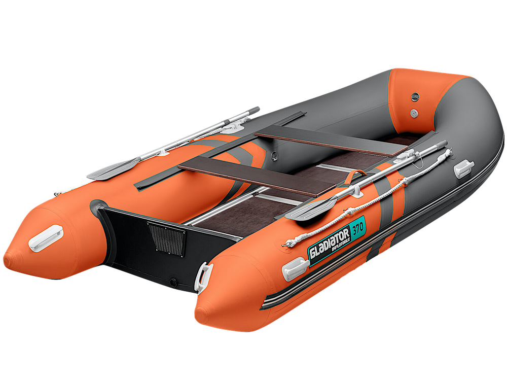 Лодка ПВХ Gladiator Light B370 с фанерным полом -