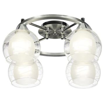 CL157142 Буги Алюм+Хром Св-к Люстра