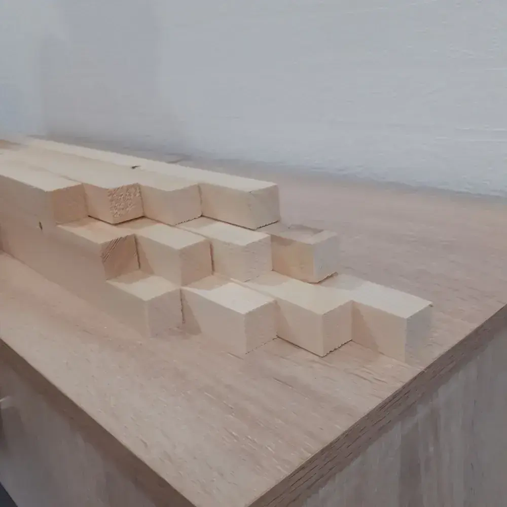 рейка деревянная строганная 20Х20 мм