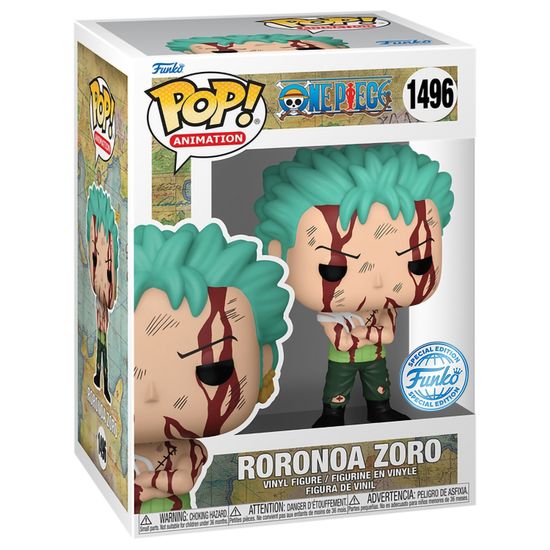 Фигурка Funko POP! Animation One Piece Roronoa Zoro Nothing Happened (Exc) (1496) 76879 / Фигурка Фанко ПОП! по мотивам аниме "Ван Пис", Ророноа Зоро
