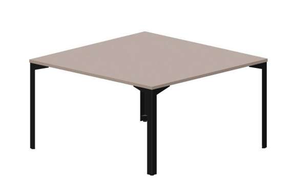 Составной стол на 2 рабочих места 138х136,6х75см, без отверстий