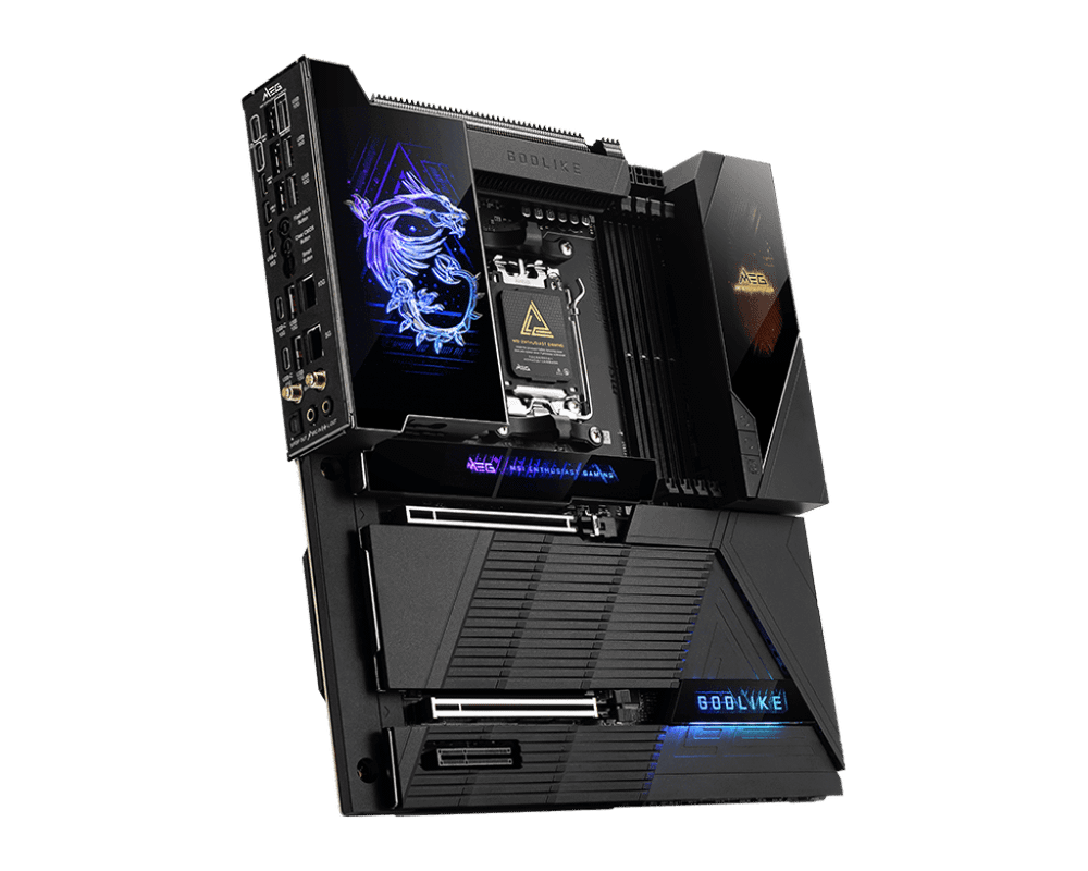 Материнская плата MSI MEG X870E GODLIKE AM5 4xDDR5 4xSATA3 RAID 7xM.2 7xType-C(2xDP) EATX