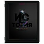 Тетради предметные, КОМПЛЕКТ 12 ПРЕДМЕТОВ, 48 л., матовая ламинация, лак, BRAUBERG "MAJESTIC BLACK", 405177