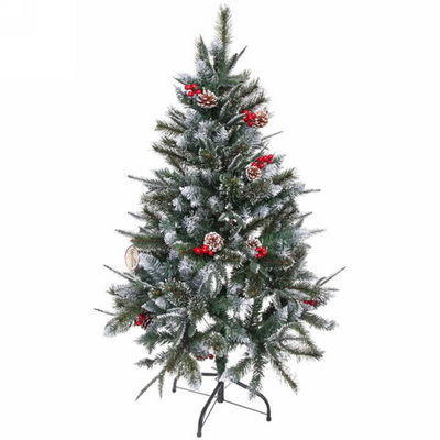 Ёлка «Дивная» 120 см, ПВХ+леска+резина, шишки и ягоды (274 ветки) (SP732-120)