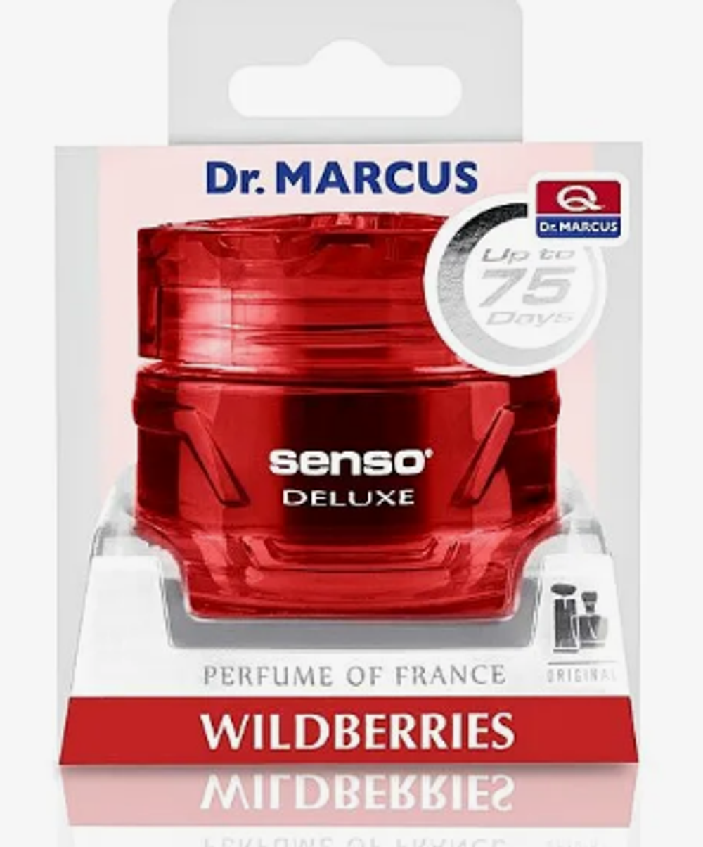 Ароматизатор в банке Dr Marcus Senso Deluxe   гель   Wildberries\Дикие ягоды