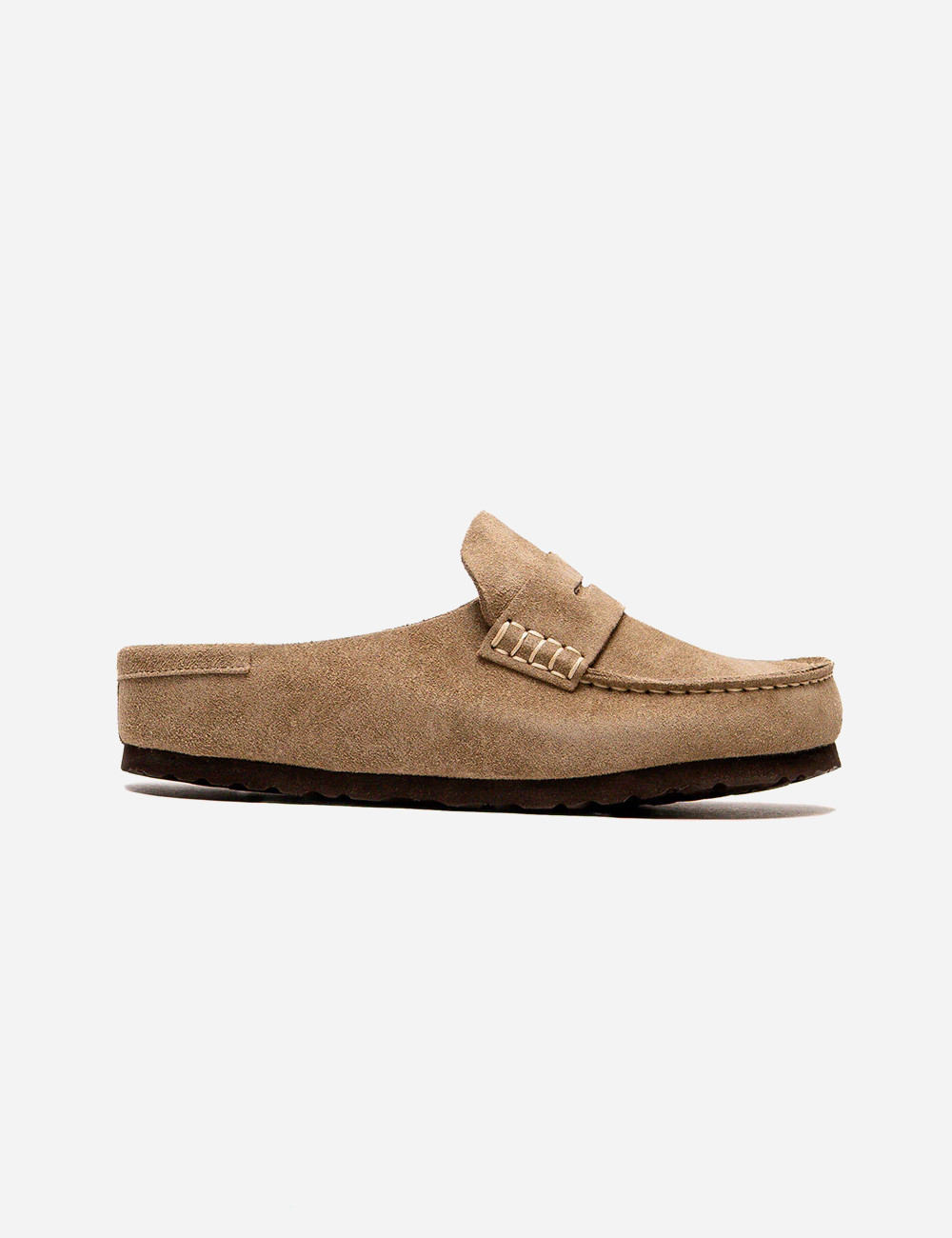 Birkenstock Naples Wrapped Suede "Taupe"