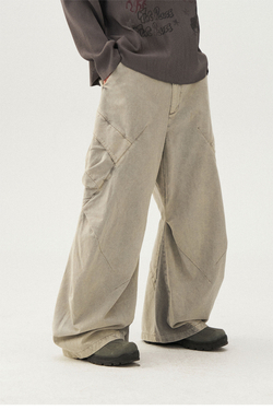 Брюки Nothomme Monterest Year of the Horse Limited Edition Vintage Washed Pleated Curved Cargo Pants